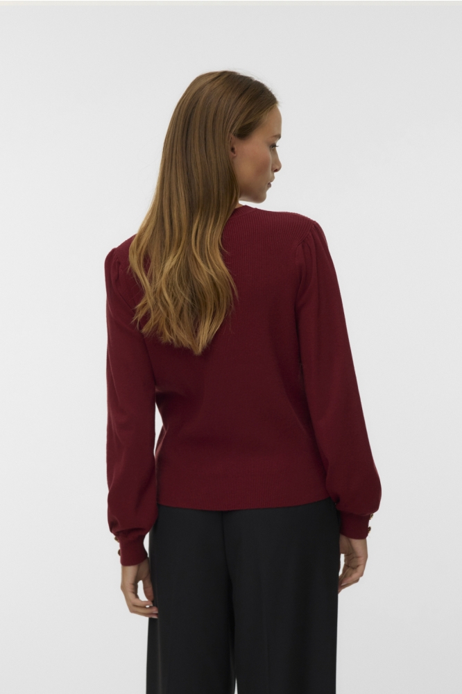 VMHOLLYKARIS LS O-NECK PULLOVER BOO 10331441 Syrah